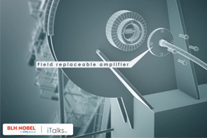 field replaceable amplifier in load pin explosion rendering 